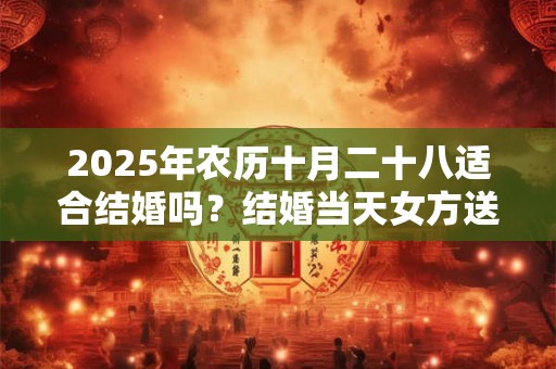 2025年农历十月二十八适合结婚吗？结婚当天女方送亲规矩