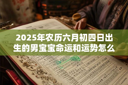 2025年农历六月初四日出生的男宝宝命运和运势怎么样