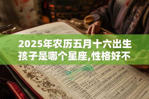 2025年农历五月十六出生孩子是哪个星座,性格好不好？