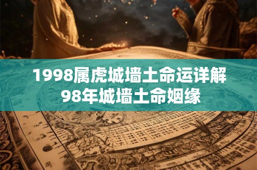 1998属虎城墙土命运详解 98年城墙土命姻缘