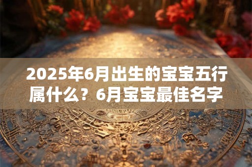 2025年6月出生的宝宝五行属什么？6月宝宝最佳名字精选