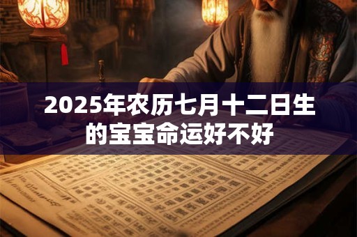 2025年农历七月十二日生的宝宝命运好不好