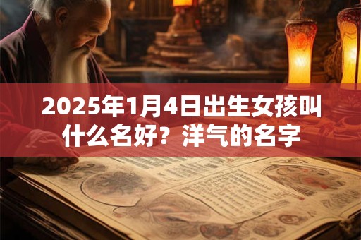 2025年1月4日出生女孩叫什么名好？洋气的名字