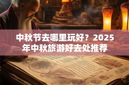 中秋节去哪里玩好？2025年中秋旅游好去处推荐