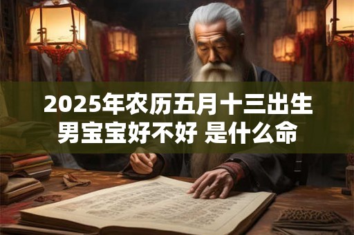 2025年农历五月十三出生男宝宝好不好 是什么命