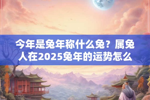 今年是兔年称什么兔？属兔人在2025兔年的运势怎么样