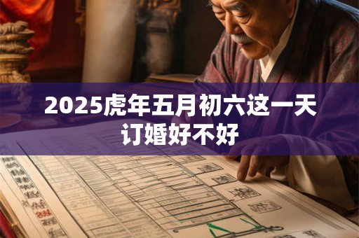 2025虎年五月初六这一天订婚好不好 2025虎年五月初六这一天订婚好不好