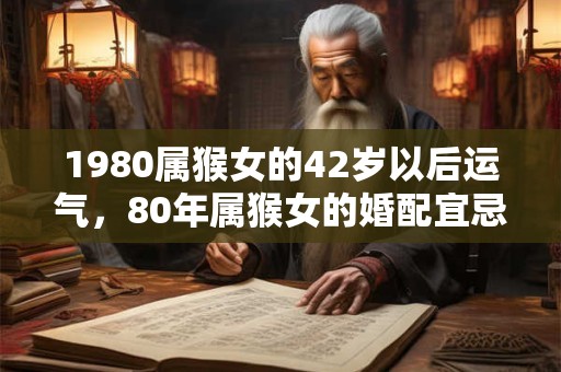 1980属猴女的42岁以后运气，80年属猴女的婚配宜忌