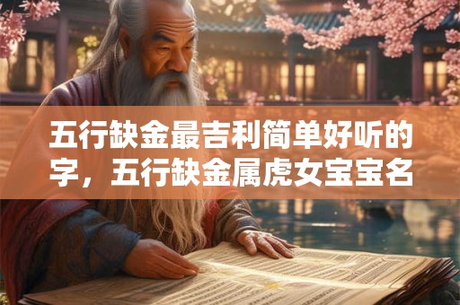 五行缺金最吉利简单好听的字，五行缺金属虎女宝宝名字