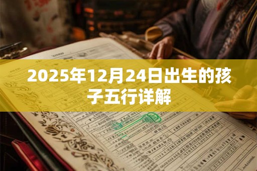 2025年12月24日出生的孩子五行详解