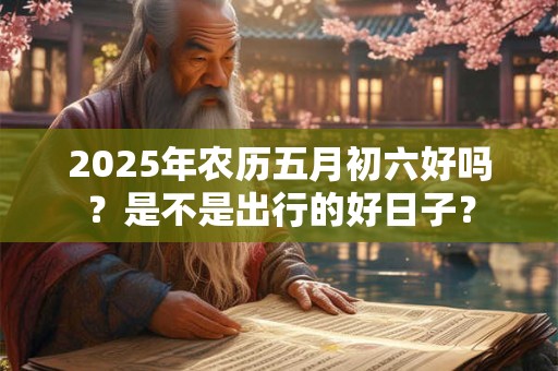 2025年农历五月初六好吗？是不是出行的好日子？