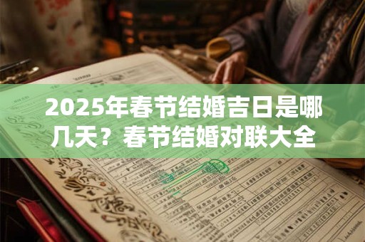 2025年春节结婚吉日是哪几天？春节结婚对联大全