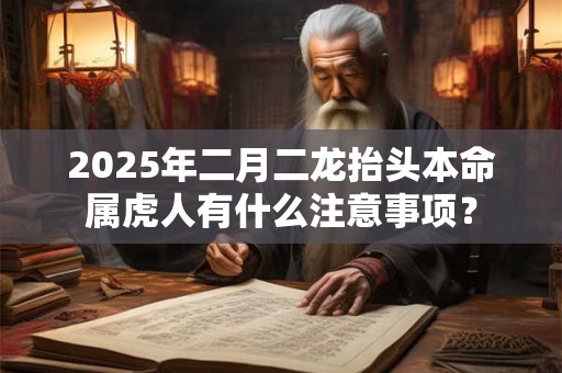 2025年二月二龙抬头本命属虎人有什么注意事项？