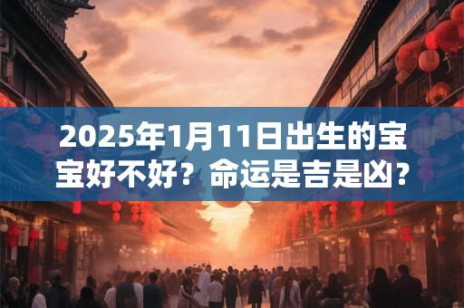 2025年1月11日出生的宝宝好不好？命运是吉是凶？