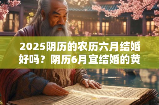 2025阴历的农历六月结婚好吗?阴历6月宜结婚的黄道吉日一览表 2025阴历的农历六月结婚好吗?阴历6月宜结婚的黄道吉日一览表