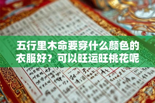 五行里木命要穿什么颜色的衣服好？可以旺运旺桃花呢？