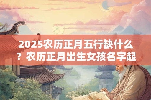 2025农历正月五行缺什么？农历正月出生女孩名字起名
