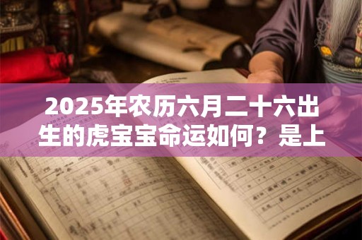 2025年农历六月二十六出生的虎宝宝命运如何？是上等命吗？