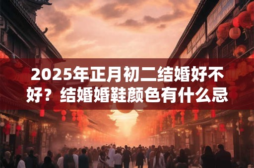 2025年正月初二结婚好不好？结婚婚鞋颜色有什么忌讳？