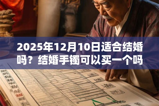 2025年12月10日适合结婚吗？结婚手镯可以买一个吗？