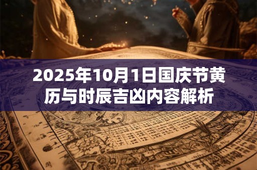 2025年10月1日国庆节黄历与时辰吉凶内容解析