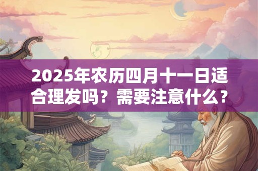 2025年农历四月十一日适合理发吗？需要注意什么？