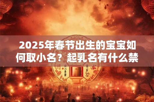 2025年春节出生的宝宝如何取小名？起乳名有什么禁忌？
