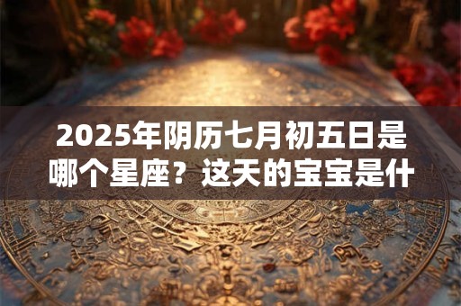 2025年阴历七月初五日是哪个星座？这天的宝宝是什么星座