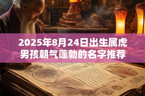 2025年8月24日出生属虎男孩朝气蓬勃的名字推荐