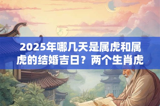 2025年哪几天是属虎和属虎的结婚吉日？两个生肖虎配对如何