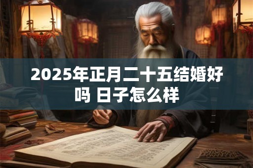 2025年正月二十五结婚好吗 日子怎么样