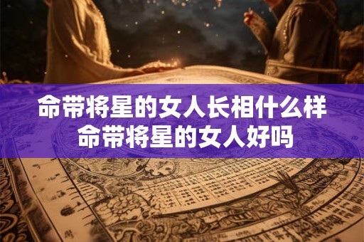 命带将星的女人长相什么样 命带将星的女人好吗