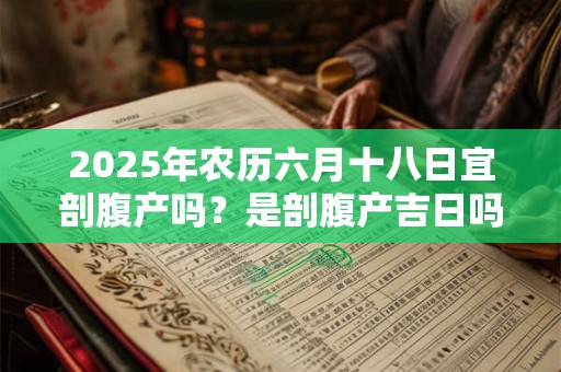 2025年农历六月十八日宜剖腹产吗？是剖腹产吉日吗