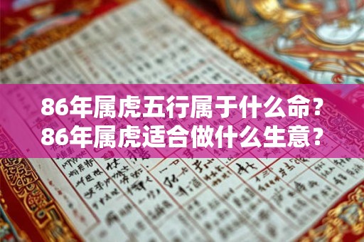 86年属虎五行属于什么命？86年属虎适合做什么生意？