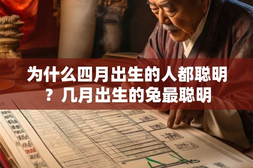 为什么四月出生的人都聪明？几月出生的兔最聪明