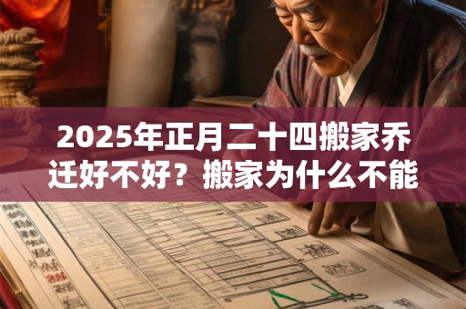 2025年正月二十四搬家乔迁好不好？搬家为什么不能搬枕头？