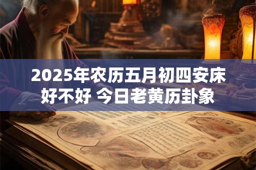 2025年农历五月初四安床好不好 今日老黄历卦象