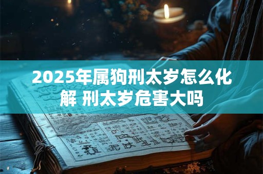 2025年属狗刑太岁怎么化解 刑太岁危害大吗