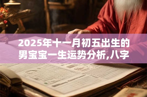 2025年十一月初五出生的男宝宝一生运势分析,八字算命