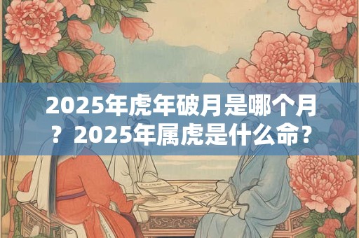 2025年虎年破月是哪个月？2025年属虎是什么命？