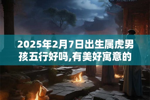 2025年2月7日出生属虎男孩五行好吗,有美好寓意的男孩名字