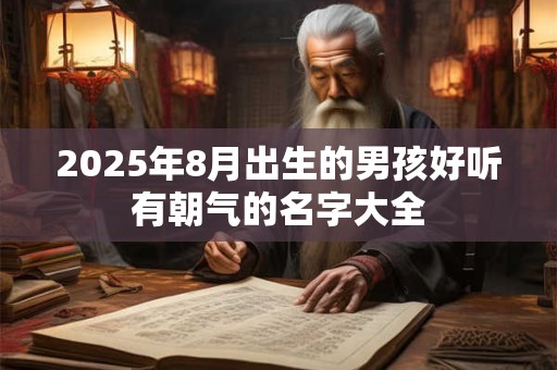 2025年8月出生的男孩好听有朝气的名字大全
