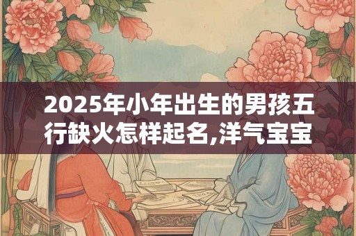 2025年小年出生的男孩五行缺火怎样起名,洋气宝宝名
