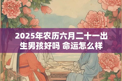 2025年农历六月二十一出生男孩好吗 命运怎么样