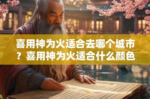喜用神为火适合去哪个城市？喜用神为火适合什么颜色？
