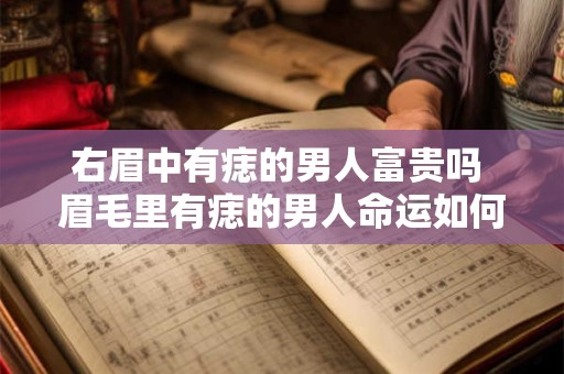 右眉中有痣的男人富贵吗 眉毛里有痣的男人命运如何