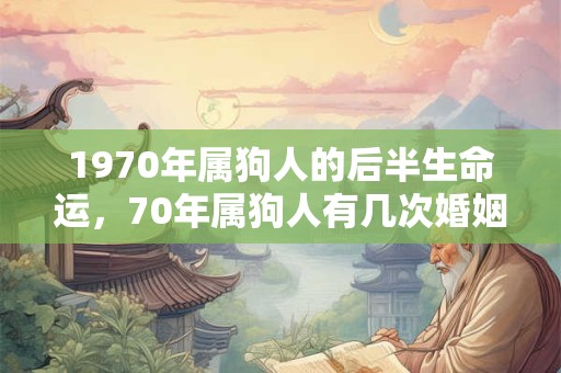 1970年属狗人的后半生命运，70年属狗人有几次婚姻？