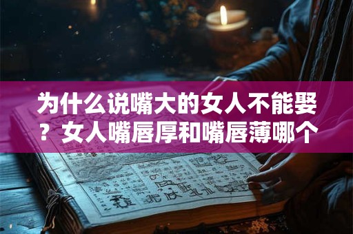 为什么说嘴大的女人不能娶？女人嘴唇厚和嘴唇薄哪个好？