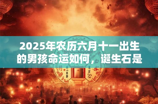 2025年农历六月十一出生的男孩命运如何，诞生石是什么？