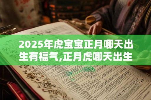 2025年虎宝宝正月哪天出生有福气,正月虎哪天出生好？